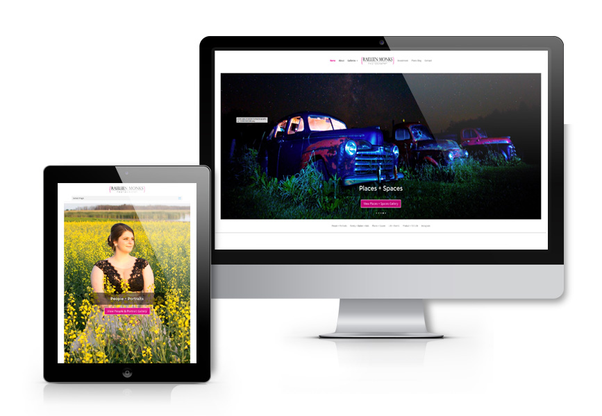 Photographer Website Design