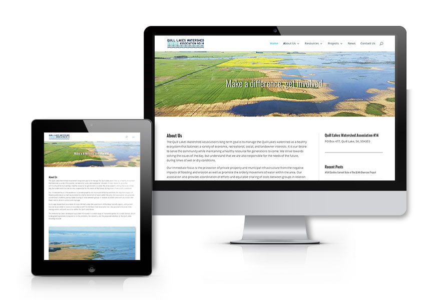 Quill Lakes Watershed Association Website