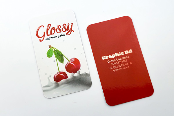 18 PT Glossy Business Card